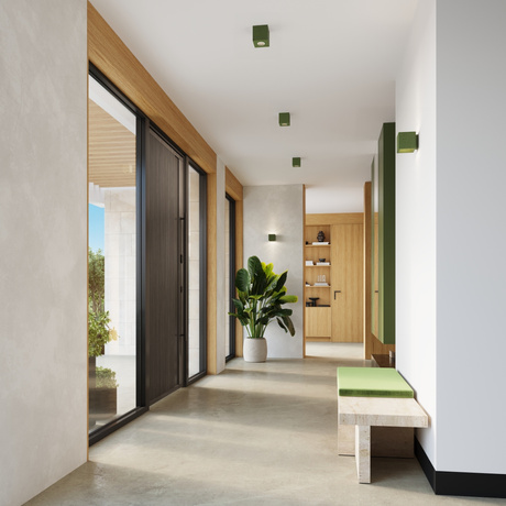 Plafon QUAD beton zielona oliwka