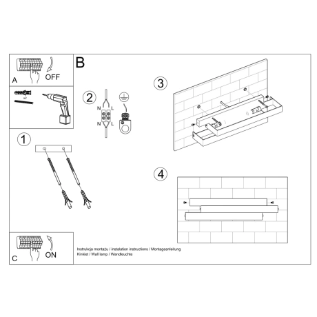 Kinkiet FROST biały