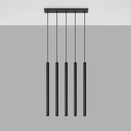 Lampa wisząca PASTELO 5 czarny
