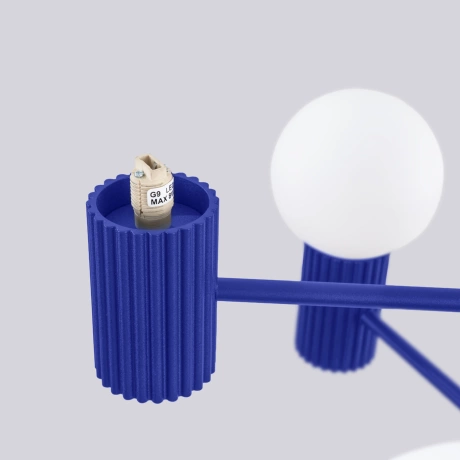 Żyrandol HALO 6 ultramaryna