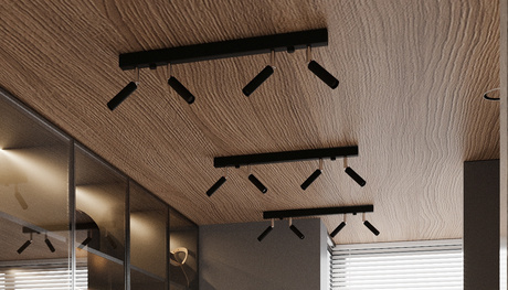 Kinkiet EYETECH 1 czarny + 1x Żarówka LED G9 4000K Zimna 3W 204lm