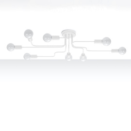 Żyrandol HECTOR 8 biały