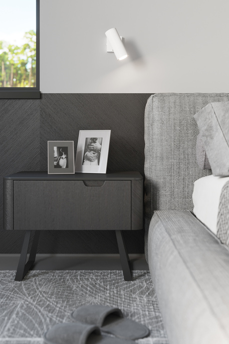 Plafon DIREZIONE 2 biały + 2x Żarówka LED GU-10 4000K Zimna 7W 630lm