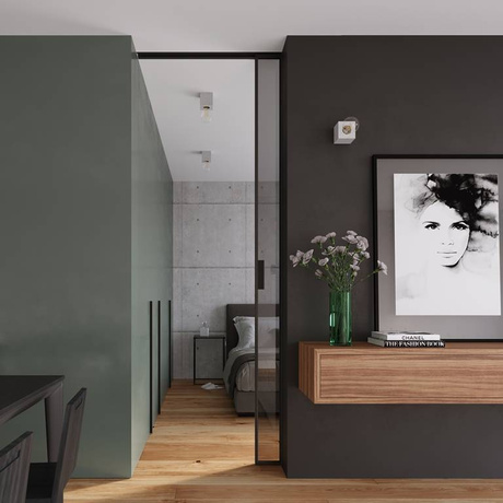 Plafon ARIZ beton + 1x Żarówka LED E27 4000K Zimna 7,5W 650lm