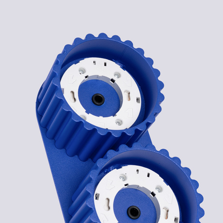 Plafon AURA 2 ultramaryna Gx53 + 2X Żarówka LED GX53 4000K 8W 720lm