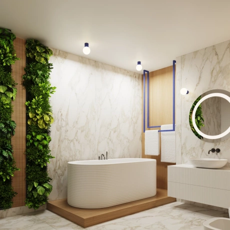 Plafon HALO ultramaryna IP44