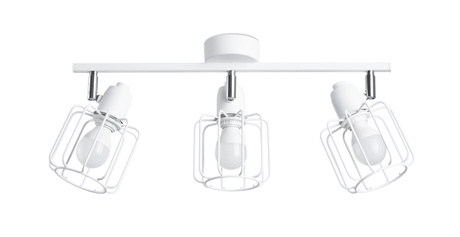 Plafon BELUCI 3 biały + 3x Żarówka LED E14 4000K Zimna 7,5W 680lm