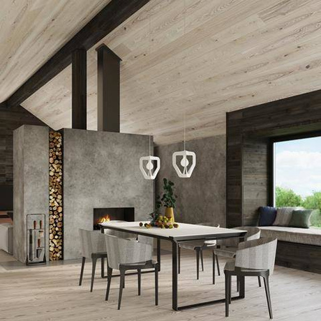 Lampa wisząca TRES biała + 1x Żarówka LED E27 3000K Ciepła 7,5W 620lm