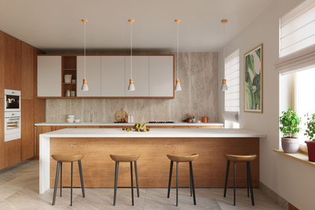 Lampa wisząca QUBIC szara + 1x Żarówka LED E27 4000K Zimna 7,5W 650lm