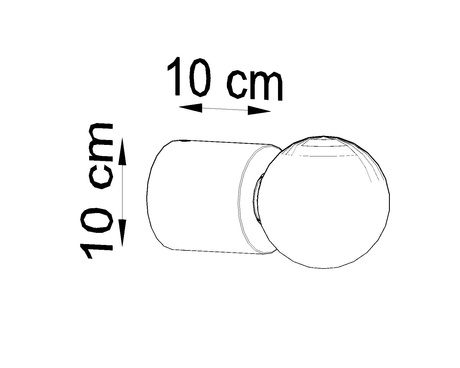 Kinkiet SALGADO naturalne drewno + 1x Żarówka LED E27 3000K Ciepła 7,5W 620lm