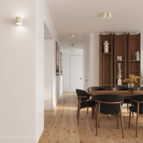 Plafon AURA 1 beżowy GU10