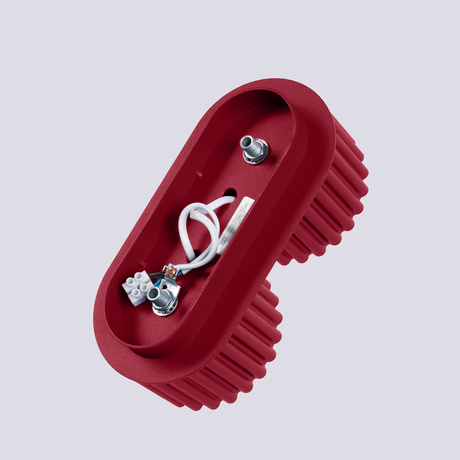 Plafon AURA 2 burgund Gx53 + 2X Żarówka LED GX53 4000K 8W 720lm