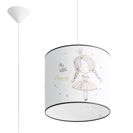 Lampa wisząca PRINCESS 30 + 1x Żarówka LED E27 4000K Zimna 7,5W 650lm