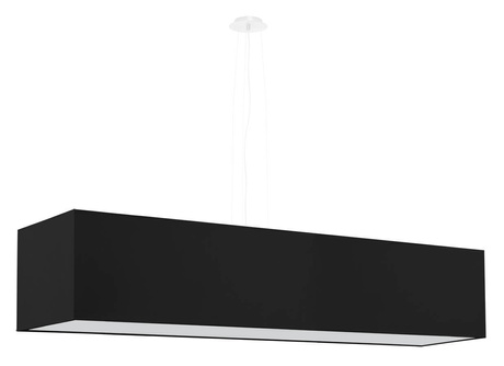 Żyrandol SANTA 120 czarny + 5x Żarówka LED E27 4000K Zimna 7,5W 650lm