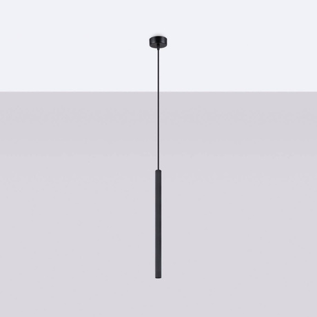 Lampa wisząca ARCHE 1 czarna + 1x Żarówka LED G9 3000K Ciepła 4,5W 450lm