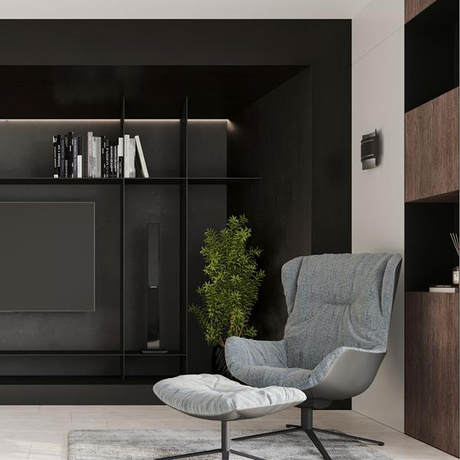 Kinkiet HESTIA czarny + 1x Żarówka LED G9 3000K Ciepła 4,5W 510lm