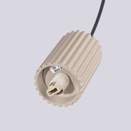 Lampa wisząca HALO 1 taupe + 1x Żarówka LED G9 3000K Ciepła 4,5W 450lm