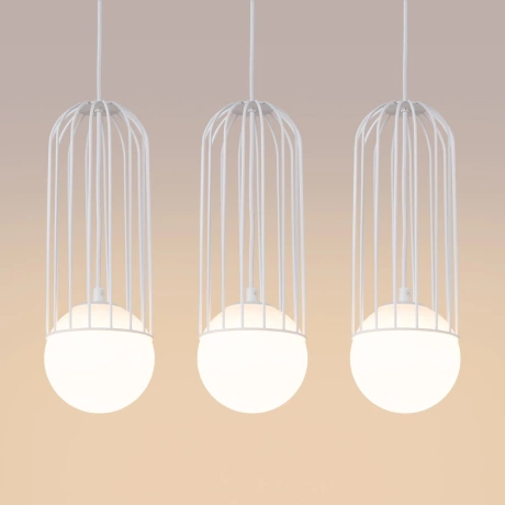 Lampa wisząca BRINA 3L biała