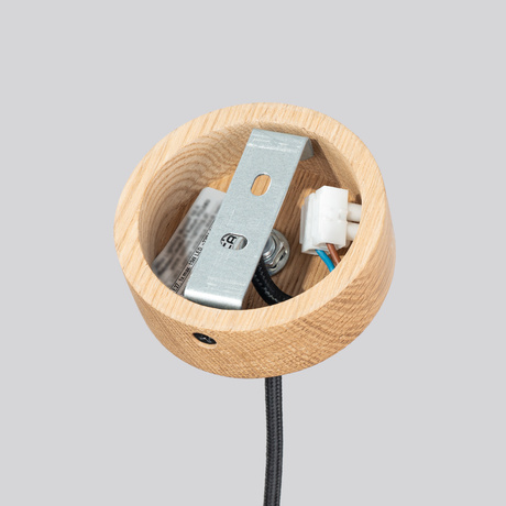 Lampa wisząca MAB beton + 1X Żarówka LED E27 3000K Ciepła 7,5W 620lm