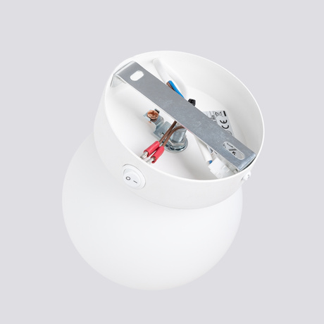 Kinkiet YOLI 1 biały + 1x Żarówka LED G9 4000K Zimna 4,5W 460lm