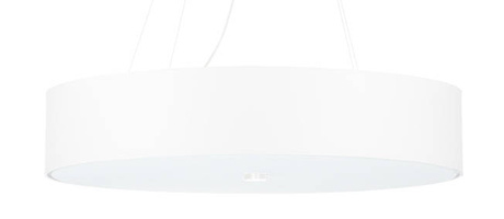 Żyrandol SKALA 60 biały + 5x Żarówka LED E27 3000K Ciepła 7,5W 620lm