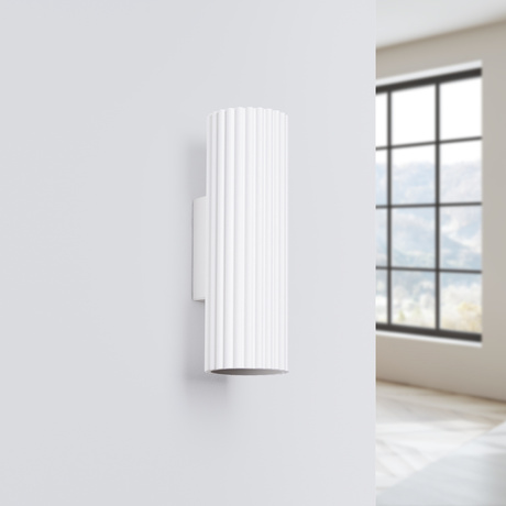 Kinkiet KARBON 20 biały + 2x Żarówka LED GU-10 4000K Zimna 7W 530lm