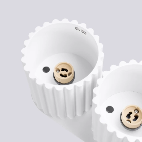 Plafon AURA 2 biały GU10