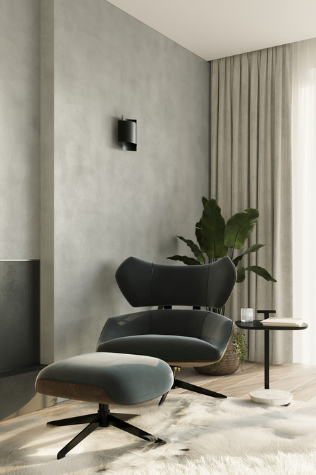 Kinkiet IMPACT czarny + 1x Żarówka LED G9 4000K Zimna 4,5W 530lm