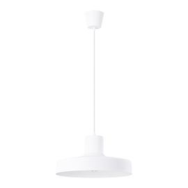 Lampa wisząca BILO biała + 1X Żarówka LED E27 3000K 7W 760lm
