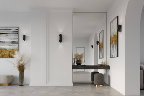 Kinkiet PENNE 20 czarny + 1x Żarówka LED G9 4000K Zimna 4,5W 530lm