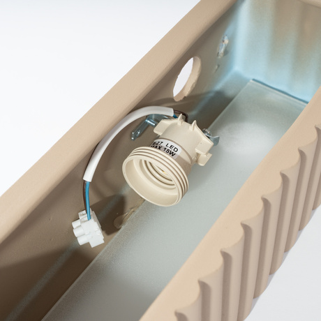 Kinkiet ceramiczny RIGATA taupe