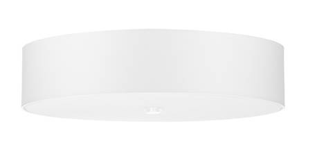 Plafon SKALA 50 biały + 5x Żarówka LED E27 3000K Ciepła 7,5W 620lm