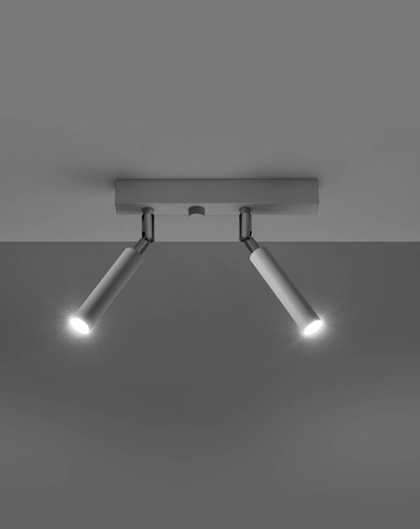 Plafon EYETECH 2 biały + 2x Żarówka LED G9 3000K Ciepła 4,5W 510lm