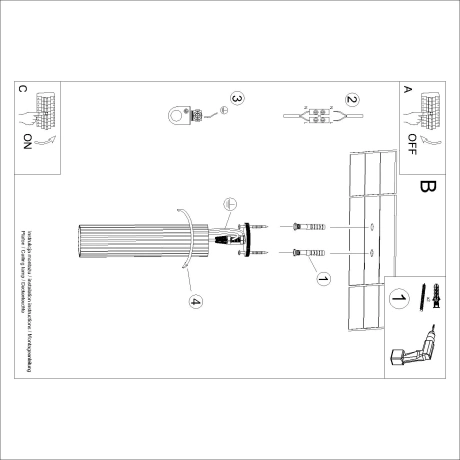 Plafon KARBON 40 taupe