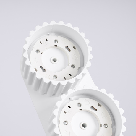 Plafon AURA 2 biały Gx53 + 2X Żarówka LED GX53 4000K 8W 720lm