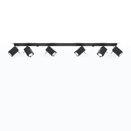 Plafon MERIDA 6L czarny