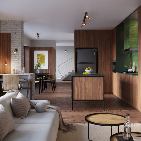 Kinkiet WINX czarny/miedź + 1x Żarówka LED GU-10 4000K Zimna 7W 530lm