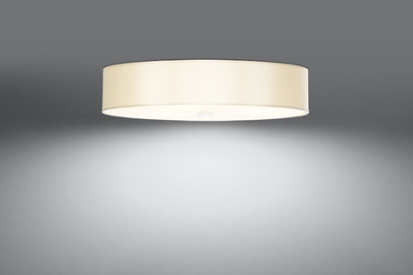 Plafon SKALA 70 biały + 6x Żarówka LED E27 3000K Ciepła 7,5W 620lm