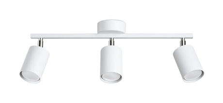 Plafon LEMMI 3 biały + 3x Żarówka LED GU-10 3000K Ciepła 7W 510lm