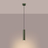 Lampa wisząca LAGOS 1 zielona oliwka + 1x Żarówka LED GU-10 3000K Ciepła 7W 510lm