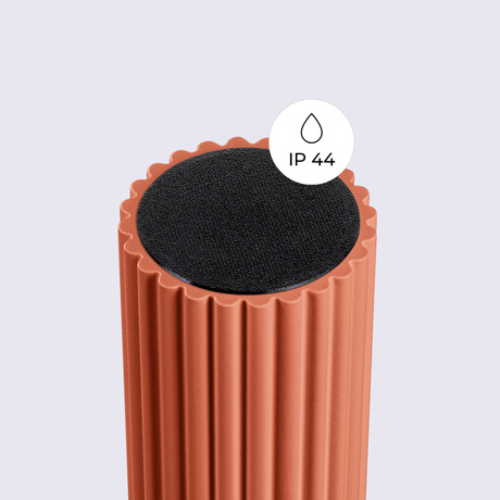 Plafon HALO ochra czerwona IP44 + 1X Żarówka LED G9 4000K Zimna 4,5W 460lm