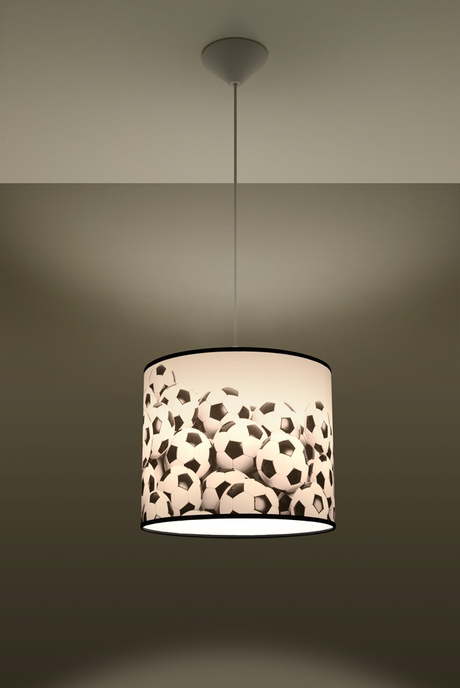 Lampa wisząca PIŁKA B 30 + 1x Żarówka LED E27 4000K Zimna 7,5W 650lm