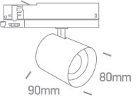 OLAM biały LED 3000K 10W/15W/20W 1200lm/1800lm/2400lm