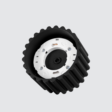 Plafon AURA 1 czarny Gx53 + 1X Żarówka LED GX53 3000K 8W 720lm