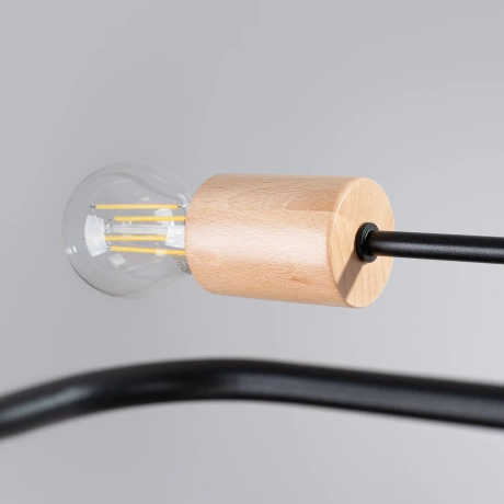 Żyrandol TIMBO 6 czarny