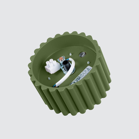 Plafon AURA 1 zielony oliwkowy Gx53 + 1X Żarówka LED GX53 3000K 8W 720lm