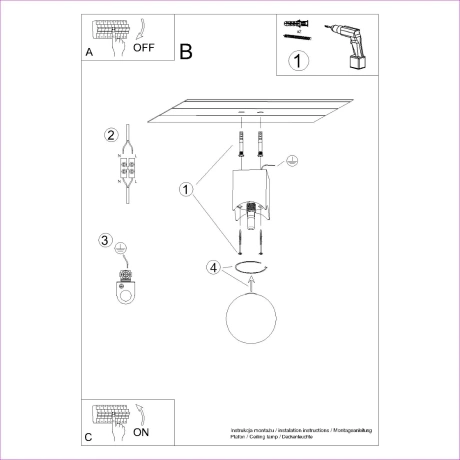 Plafon SOLIS naturalne drewno