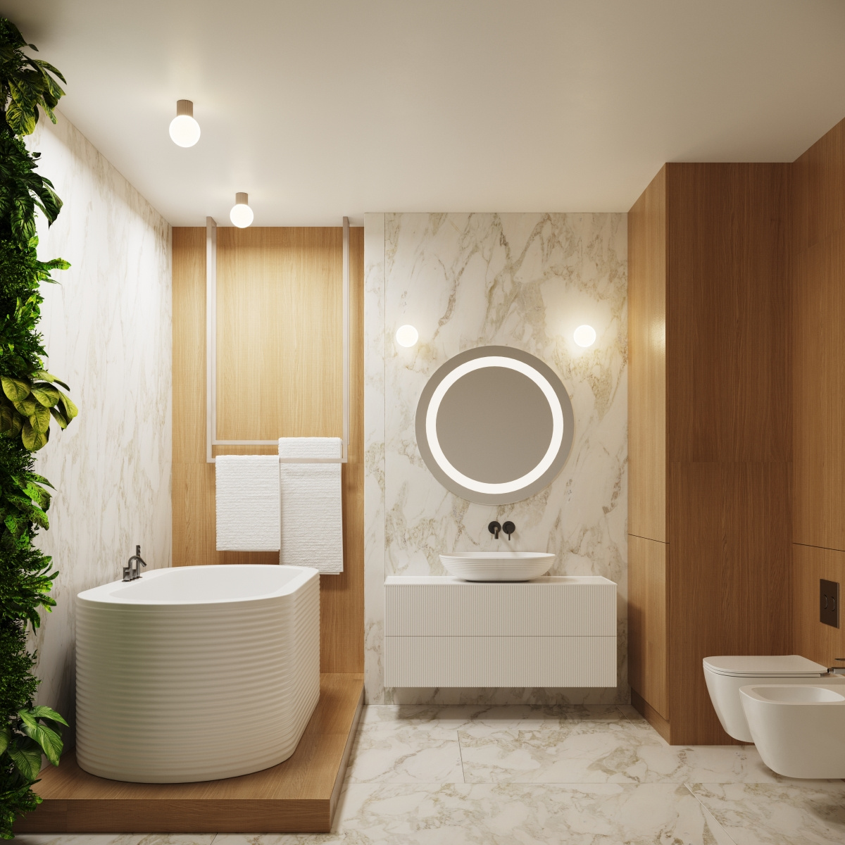 Kinkiet HALO taupe IP44 + 1X Żarówka LED G9 3000K Ciepła 4,5W 450lm