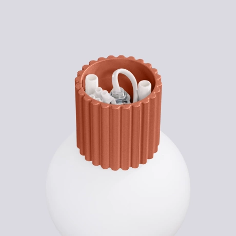 Kinkiet HALO ochra czerwona IP44