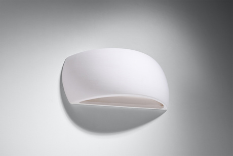 Kinkiet ceramiczny PONTIUS biały + 1x Żarówka LED G9 4000K Zimna 4,5W 530lm